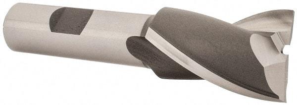 OSG - 1", 1-1/2" LOC, 5/8" Shank Diam, 3-5/8" OAL, 2 Flute, Cobalt Square End Mill - Single End, Uncoated, Spiral Flute, 30° Helix, Centercutting, Right Hand Cut, Right Hand Flute, Series 520 - USA Tool & Supply