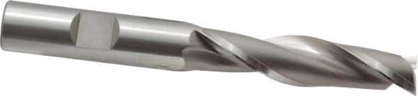 OSG - 1/2", 2" LOC, 1/2" Shank Diam, 4" OAL, 2 Flute, Cobalt Square End Mill - Single End, Uncoated, Spiral Flute, 30° Helix, Centercutting, Right Hand Cut, Right Hand Flute, Series 525 - USA Tool & Supply