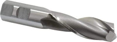 OSG - 7/8", 2-1/2" LOC, 7/8" Shank Diam, 4-3/4" OAL, 2 Flute, Cobalt Square End Mill - Single End, Uncoated, Spiral Flute, 30° Helix, Centercutting, Right Hand Cut, Right Hand Flute, Series 525 - USA Tool & Supply