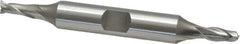 OSG - 3/16", 7/16" LOC, 3/8" Shank Diam, 3-1/8" OAL, 2 Flute, Cobalt Square End Mill - Double End, Uncoated, Spiral Flute, 30° Helix, Centercutting, Right Hand Cut, Right Hand Flute, Series 522 - USA Tool & Supply