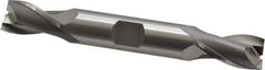 OSG - 31/64", 13/16" LOC, 1/2" Shank Diam, 3-3/4" OAL, 2 Flute, Cobalt Square End Mill - Double End, Uncoated, Spiral Flute, 30° Helix, Centercutting, Right Hand Cut, Right Hand Flute, Series 522 - USA Tool & Supply