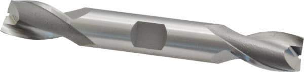 OSG - 1/2", 13/16" LOC, 1/2" Shank Diam, 3-3/4" OAL, 2 Flute, Cobalt Square End Mill - Double End, Uncoated, Spiral Flute, 30° Helix, Centercutting, Right Hand Cut, Right Hand Flute, Series 522 - USA Tool & Supply