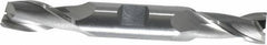 OSG - 9/16", 1-1/8" LOC, 5/8" Shank Diam, 4-1/2" OAL, 2 Flute, Cobalt Square End Mill - Double End, Uncoated, Spiral Flute, 30° Helix, Centercutting, Right Hand Cut, Right Hand Flute, Series 522 - USA Tool & Supply