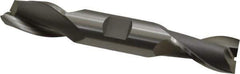 OSG - 3/4", 1-5/16" LOC, 3/4" Shank Diam, 5" OAL, 2 Flute, Cobalt Square End Mill - Double End, Uncoated, Spiral Flute, 30° Helix, Centercutting, Right Hand Cut, Right Hand Flute, Series 522 - USA Tool & Supply