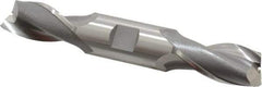 OSG - 13/16", 1-9/16" LOC, 7/8" Shank Diam, 5-1/2" OAL, 2 Flute, Cobalt Square End Mill - Double End, Uncoated, Spiral Flute, 30° Helix, Centercutting, Right Hand Cut, Right Hand Flute, Series 522 - USA Tool & Supply
