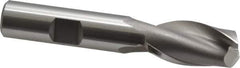 OSG - 15mm, 1-1/8" LOC, 1/2" Shank Diam, 3-1/8" OAL, 2 Flute, Cobalt Square End Mill - Single End, Uncoated, Spiral Flute, 30° Helix, Centercutting, Right Hand Cut, Right Hand Flute, Series 580 - USA Tool & Supply