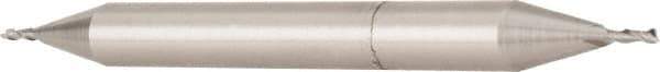OSG - 24mm, 1-5/8" LOC, 1" Shank Diam, 5-7/8" OAL, 2 Flute, Cobalt Square End Mill - Double End, Uncoated, Spiral Flute, 30° Helix, Centercutting, Right Hand Cut, Right Hand Flute, Series 582 - USA Tool & Supply