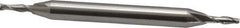 OSG - 2mm, 15/64" LOC, 3/16" Shank Diam, 2-1/4" OAL, 2 Flute, Cobalt Square End Mill - Double End, Uncoated, Spiral Flute, 30° Helix, Centercutting, Right Hand Cut, Right Hand Flute, Series 582 - USA Tool & Supply