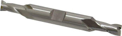OSG - 7mm, 9/16" LOC, 3/8" Shank Diam, 3-1/8" OAL, 2 Flute, Cobalt Square End Mill - Double End, Uncoated, Spiral Flute, 30° Helix, Centercutting, Right Hand Cut, Right Hand Flute, Series 582 - USA Tool & Supply