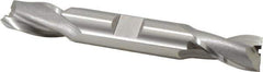 OSG - 12.5mm, 13/16" LOC, 1/2" Shank Diam, 3-3/4" OAL, 2 Flute, Cobalt Square End Mill - Double End, Uncoated, Spiral Flute, 30° Helix, Centercutting, Right Hand Cut, Right Hand Flute, Series 582 - USA Tool & Supply