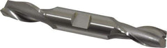 OSG - 14mm, 1-1/8" LOC, 5/8" Shank Diam, 4-1/2" OAL, 2 Flute, Cobalt Square End Mill - Double End, Uncoated, Spiral Flute, 30° Helix, Centercutting, Right Hand Cut, Right Hand Flute, Series 582 - USA Tool & Supply