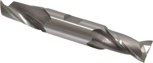 OSG - 18mm, 1-5/16" LOC, 3/4" Shank Diam, 5" OAL, 2 Flute, Cobalt Square End Mill - Double End, Uncoated, Spiral Flute, 30° Helix, Centercutting, Right Hand Cut, Right Hand Flute, Series 582 - USA Tool & Supply