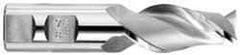 OSG - 7/8", 1-7/8" LOC, 7/8" Shank Diam, 4-1/8" OAL, 2 Flute, Cobalt Square End Mill - Single End, Uncoated, Spiral Flute, 45° Helix, Centercutting, Right Hand Cut, Right Hand Flute, Series 530 - USA Tool & Supply