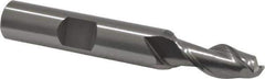 OSG - 5/16", 3/4" LOC, 3/8" Shank Diam, 2-1/2" OAL, 2 Flute, Cobalt Square End Mill - Single End, Uncoated, Spiral Flute, 45° Helix, Centercutting, Right Hand Cut, Right Hand Flute, Series 530 - USA Tool & Supply