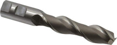 OSG - 1", 4" LOC, 1" Shank Diam, 6-1/2" OAL, 2 Flute, Cobalt Square End Mill - Single End, Uncoated, Spiral Flute, 45° Helix, Centercutting, Right Hand Cut, Right Hand Flute, Series 535 - USA Tool & Supply