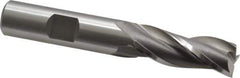 OSG - 1/2", 1-1/4" LOC, 1/2" Shank Diam, 3-1/4" OAL, 3 Flute, Cobalt Square End Mill - Single End, Uncoated, Spiral Flute, 30° Helix, Centercutting, Right Hand Cut, Right Hand Flute, Series 531 - USA Tool & Supply