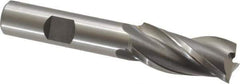 OSG - 5/8", 1-3/8" LOC, 1/2" Shank Diam, 3-3/8" OAL, 3 Flute, Cobalt Square End Mill - Single End, Uncoated, Spiral Flute, 30° Helix, Centercutting, Right Hand Cut, Right Hand Flute, Series 531 - USA Tool & Supply