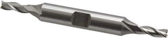 OSG - 3/16", 1/2" LOC, 3/8" Shank Diam, 3-1/4" OAL, 3 Flute, Cobalt Square End Mill - Double End, Uncoated, Spiral Flute, 30° Helix, Centercutting, Right Hand Cut, Right Hand Flute, Series 532 - USA Tool & Supply