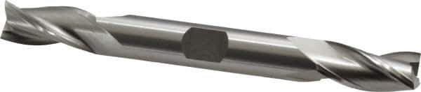 OSG - 3/8", 3/4" LOC, 3/8" Shank Diam, 3-1/2" OAL, 3 Flute, Cobalt Square End Mill - Double End, Uncoated, Spiral Flute, 30° Helix, Centercutting, Right Hand Cut, Right Hand Flute, Series 532 - USA Tool & Supply