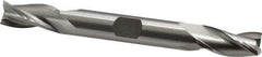 OSG - 3/8", 3/4" LOC, 3/8" Shank Diam, 3-1/2" OAL, 3 Flute, Cobalt Square End Mill - Double End, Uncoated, Spiral Flute, 30° Helix, Centercutting, Right Hand Cut, Right Hand Flute, Series 532 - USA Tool & Supply