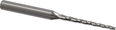 OSG - 1° Taper Angle per Side, 1/16" Small End Diam, 1" LOC, Cobalt 3 Flute Tapered Square End Mill - 2-1/4" OAL, 3/16" Shank Diam, Spiral Flute, 25° Helix - USA Tool & Supply