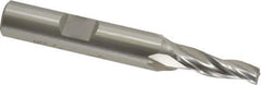 OSG - 3° Taper Angle per Side, 3/16" Small End Diam, 3/4" LOC, Cobalt 3 Flute Tapered Square End Mill - 2-5/8" OAL, 3/8" Shank Diam, Spiral Flute, 25° Helix - USA Tool & Supply