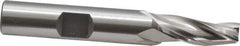 OSG - 3° Taper Angle per Side, 1/4" Small End Diam, 3/4" LOC, Cobalt 3 Flute Tapered Square End Mill - 2-1/2" OAL, 3/8" Shank Diam, Spiral Flute, 25° Helix - USA Tool & Supply