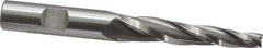 OSG - 3° Taper Angle per Side, 1/4" Small End Diam, 2-1/4" LOC, Cobalt 3 Flute Tapered Square End Mill - 4-1/4" OAL, 1/2" Shank Diam, Spiral Flute, 25° Helix - USA Tool & Supply