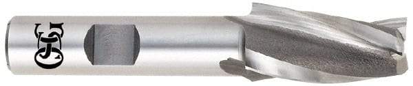OSG - 3° Taper Angle per Side, 3/16" Small End Diam, 3" LOC, Cobalt 3 Flute Tapered Square End Mill - 5" OAL, 1/2" Shank Diam, Spiral Flute, 25° Helix - USA Tool & Supply