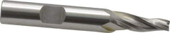OSG - 5° Taper Angle per Side, 3/16" Small End Diam, 3/4" LOC, Cobalt 3 Flute Tapered Square End Mill - 2-9/16" OAL, 3/8" Shank Diam, Spiral Flute, 25° Helix - USA Tool & Supply