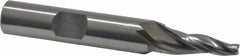 OSG - 7° Taper Angle per Side, 1/8" Small End Diam, 3/4" LOC, Cobalt 3 Flute Tapered Square End Mill - 2-9/16" OAL, 3/8" Shank Diam, Spiral Flute, 25° Helix - USA Tool & Supply