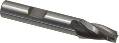 OSG - 7° Taper Angle per Side, 1/4" Small End Diam, 3/4" LOC, Cobalt 3 Flute Tapered Square End Mill - 2-1/2" OAL, 3/8" Shank Diam, Spiral Flute, 25° Helix - USA Tool & Supply