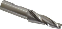 OSG - 7° Taper Angle per Side, 3/8" Small End Diam, 2-1/4" LOC, Cobalt 3 Flute Tapered Square End Mill - 4-1/2" OAL, 3/4" Shank Diam, Spiral Flute, 25° Helix - USA Tool & Supply