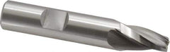 OSG - 10° Taper Angle per Side, 1/4" Small End Diam, 3/4" LOC, Cobalt 3 Flute Tapered Square End Mill - 2-3/4" OAL, 1/2" Shank Diam, Spiral Flute, 25° Helix - USA Tool & Supply