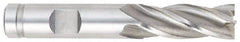 OSG - 2", 2" LOC, 1-1/4" Shank Diam, 4-1/2" OAL, 8 Flute, Cobalt Square End Mill - USA Tool & Supply