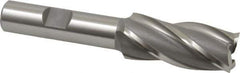 OSG - 23/32", 1-5/8" LOC, 1/2" Shank Diam, 3-5/8" OAL, 4 Flute, Cobalt Square End Mill - Single End, Uncoated, Spiral Flute, 30° Helix, Right Hand Cut, Right Hand Flute, Series 540 - USA Tool & Supply