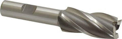 OSG - 3/4", 1-5/8" LOC, 1/2" Shank Diam, 3-5/8" OAL, 4 Flute, Cobalt Square End Mill - Single End, Uncoated, Spiral Flute, 30° Helix, Right Hand Cut, Right Hand Flute, Series 540 - USA Tool & Supply