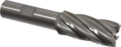 OSG - 27/32", 1-7/8" LOC, 5/8" Shank Diam, 4" OAL, 6 Flute, Cobalt Square End Mill - Single End, Uncoated, Spiral Flute, 30° Helix, Right Hand Cut, Right Hand Flute, Series 540 - USA Tool & Supply