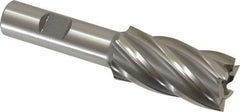 OSG - 15/16", 1-7/8" LOC, 5/8" Shank Diam, 4" OAL, 6 Flute, Cobalt Square End Mill - Single End, Uncoated, Spiral Flute, 30° Helix, Right Hand Cut, Right Hand Flute, Series 540 - USA Tool & Supply