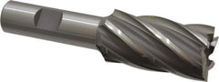 OSG - 1", 1-7/8" LOC, 5/8" Shank Diam, 4" OAL, 6 Flute, Cobalt Square End Mill - Single End, Uncoated, Spiral Flute, 30° Helix, Right Hand Cut, Right Hand Flute, Series 540 - USA Tool & Supply