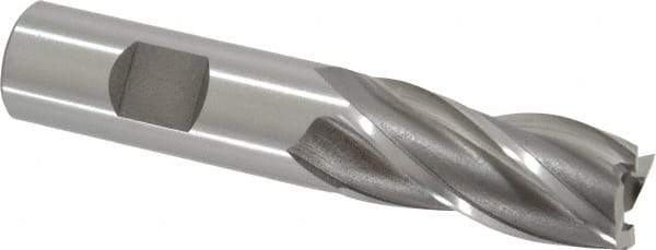 OSG - 3/4", 1-5/8" LOC, 3/4" Shank Diam, 3-7/8" OAL, 4 Flute, Cobalt Square End Mill - Single End, Uncoated, Spiral Flute, 30° Helix, Right Hand Cut, Right Hand Flute, Series 540 - USA Tool & Supply