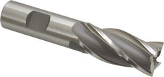 OSG - 7/8", 1-7/8" LOC, 3/4" Shank Diam, 4-1/8" OAL, 4 Flute, Cobalt Square End Mill - Single End, Uncoated, Spiral Flute, 30° Helix, Right Hand Cut, Right Hand Flute, Series 540 - USA Tool & Supply