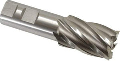 OSG - 1-1/4", 2" LOC, 1" Shank Diam, 4-1/2" OAL, 6 Flute, Cobalt Square End Mill - Single End, Uncoated, Spiral Flute, 30° Helix, Right Hand Cut, Right Hand Flute, Series 540 - USA Tool & Supply