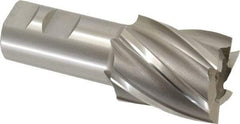 OSG - 1-3/4", 2" LOC, 1-1/4" Shank Diam, 4-1/2" OAL, 6 Flute, Cobalt Square End Mill - Single End, Uncoated, Spiral Flute, 30° Helix, Right Hand Cut, Right Hand Flute, Series 540 - USA Tool & Supply