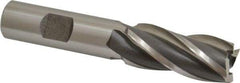 OSG - 18mm, 1-5/8" LOC, 5/8" Shank Diam, 3-3/4" OAL, 4 Flute, Cobalt Square End Mill - Single End, Uncoated, Spiral Flute, 30° Helix, Right Hand Cut, Right Hand Flute, Series 581 - USA Tool & Supply