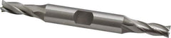 OSG - 1/4", 5/8" LOC, 3/8" Shank Diam, 3-3/8" OAL, 4 Flute, Cobalt Square End Mill - Double End, Uncoated, Spiral Flute, 30° Helix, Right Hand Cut, Right Hand Flute, Series 542 - USA Tool & Supply