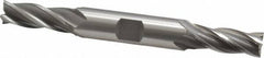 OSG - 13/32", 1" LOC, 1/2" Shank Diam, 4-1/8" OAL, 4 Flute, Cobalt Square End Mill - Double End, Uncoated, Spiral Flute, 30° Helix, Right Hand Cut, Right Hand Flute, Series 542 - USA Tool & Supply