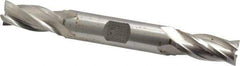 OSG - 29/64", 1" LOC, 1/2" Shank Diam, 4-1/8" OAL, 4 Flute, Cobalt Square End Mill - Double End, Uncoated, Spiral Flute, 30° Helix, Right Hand Cut, Right Hand Flute, Series 542 - USA Tool & Supply