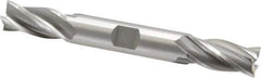 OSG - 1/2", 1" LOC, 1/2" Shank Diam, 4-1/8" OAL, 4 Flute, Cobalt Square End Mill - Double End, Uncoated, Spiral Flute, 30° Helix, Right Hand Cut, Right Hand Flute, Series 542 - USA Tool & Supply