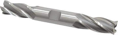 OSG - 5/8", 1-3/8" LOC, 5/8" Shank Diam, 5" OAL, 4 Flute, Cobalt Square End Mill - Double End, Uncoated, Spiral Flute, 30° Helix, Right Hand Cut, Right Hand Flute, Series 542 - USA Tool & Supply